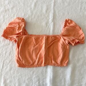 Abercrombie Orange Crop Top